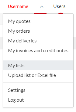 My lists