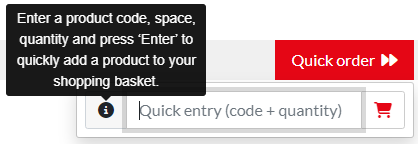 Quick order